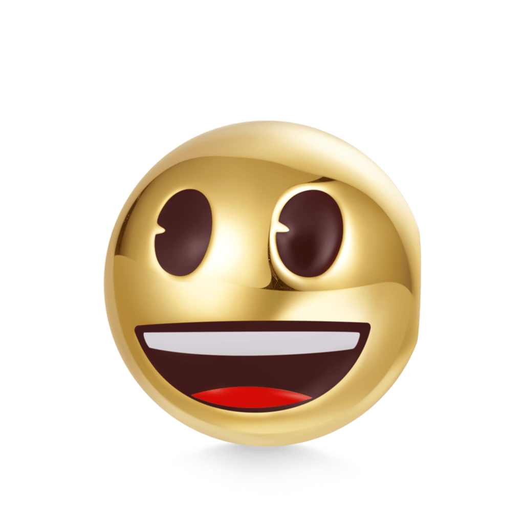 emoji Smiling Face with Big Eyes Charm image number 0