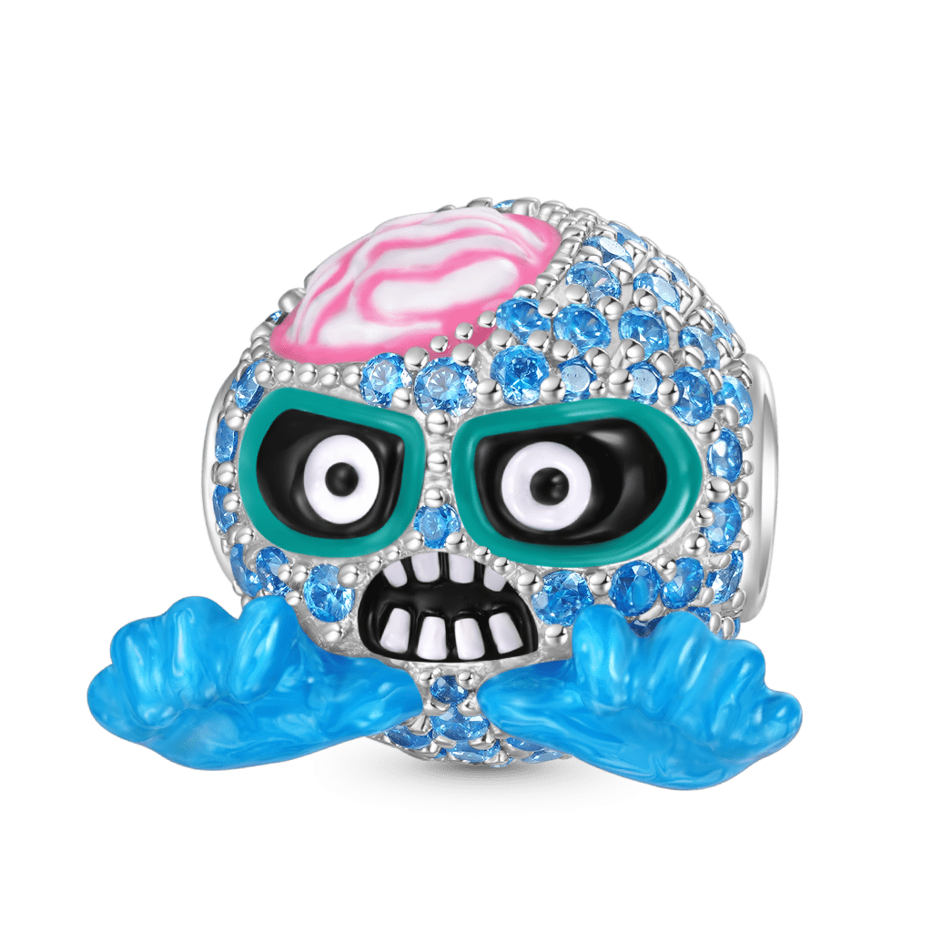 emoji Zombie Halloween Charm image number 0