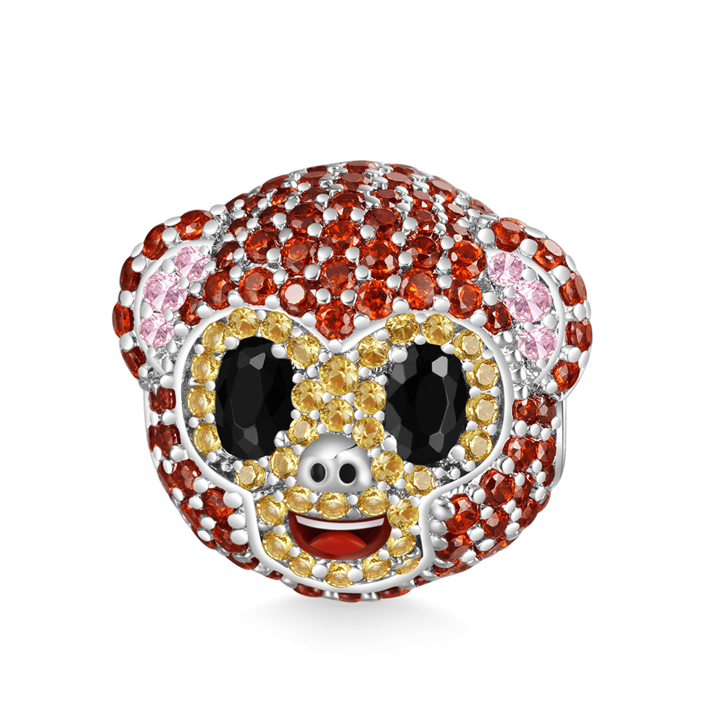 emoji Monkey Face Charm image number 0