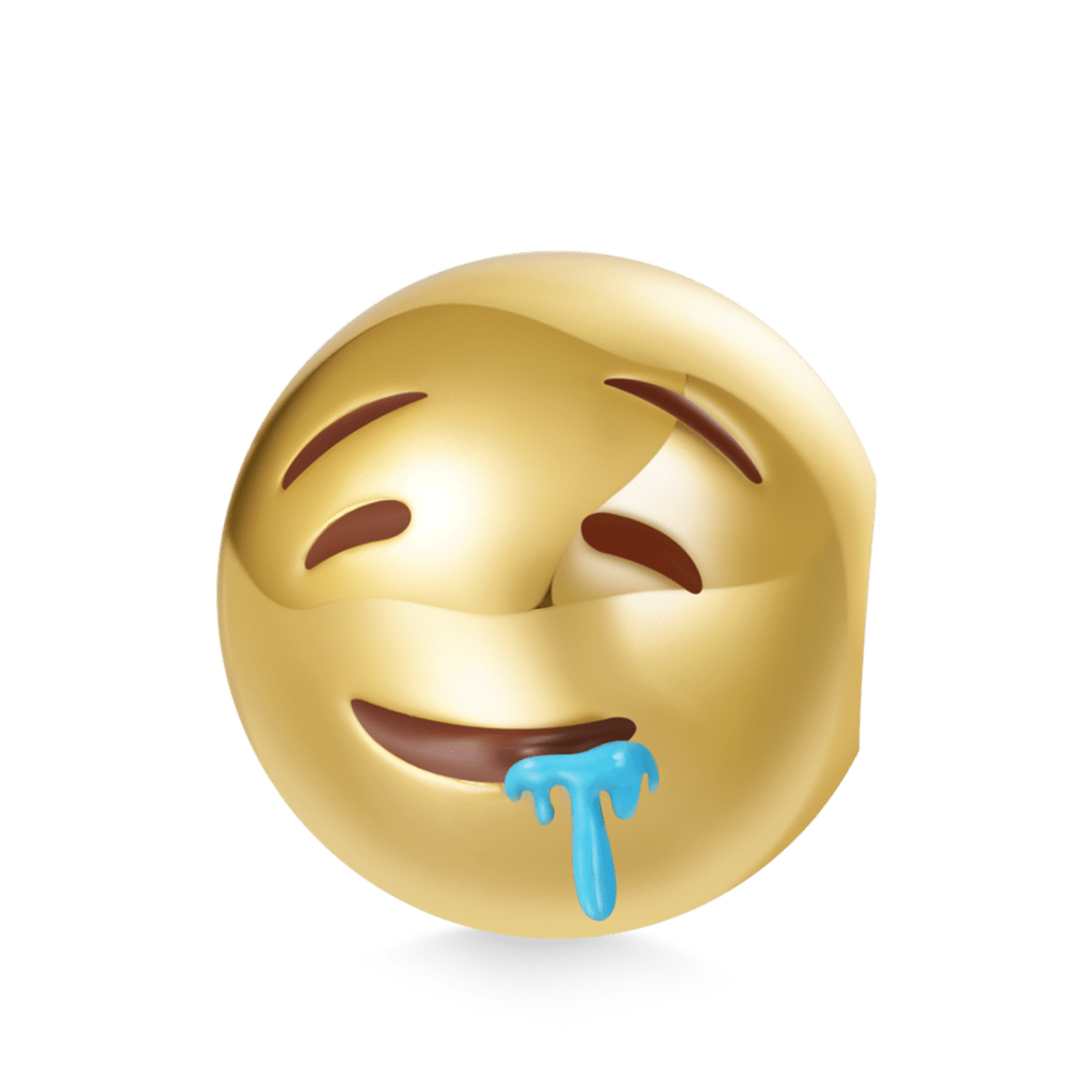 emoji Drooling Face Charm image number 0