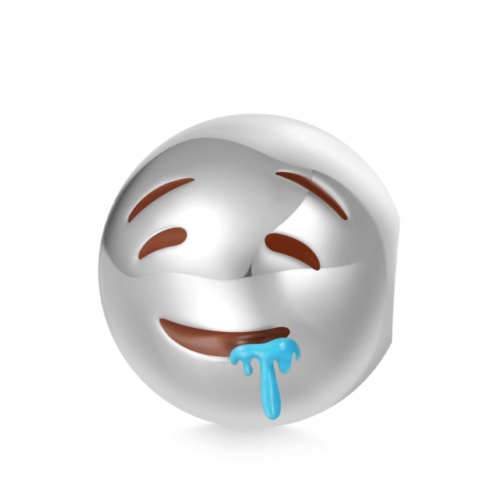 emoji Drooling Face Charm image number 0