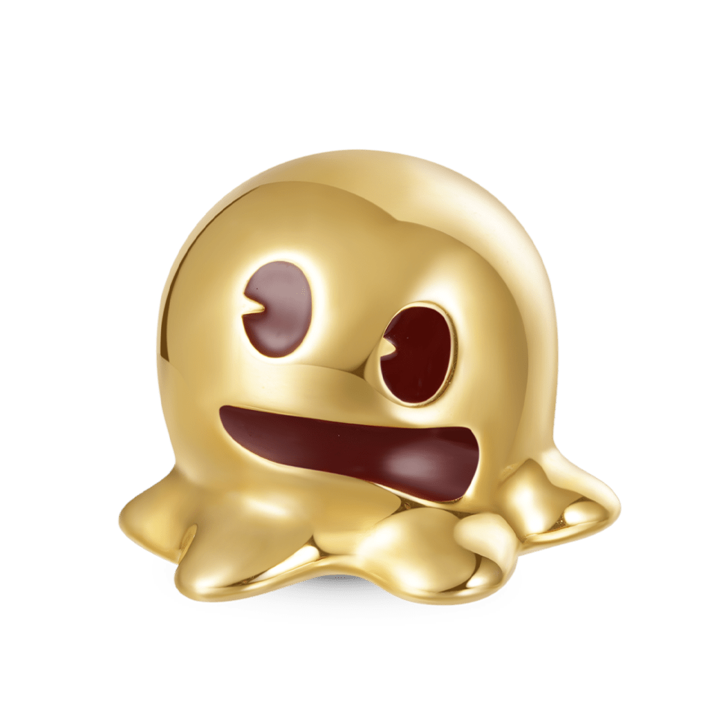 emoji Melting Face Charm image number 0