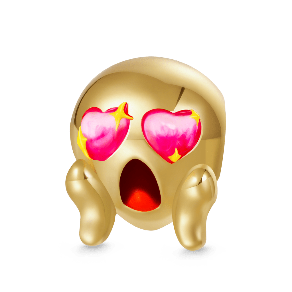 emoji Screaming Face Charm image number 0