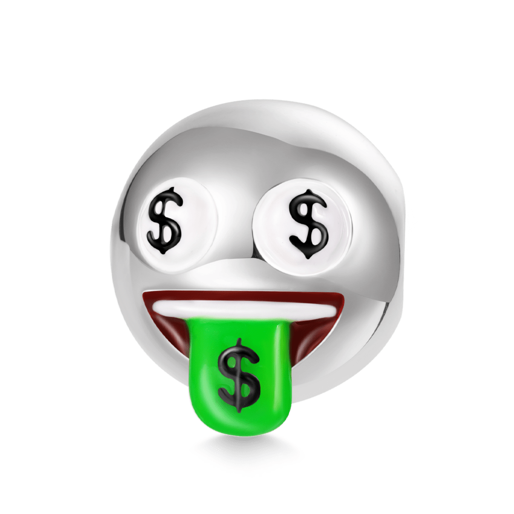 emoji Money Face Charm image number 0