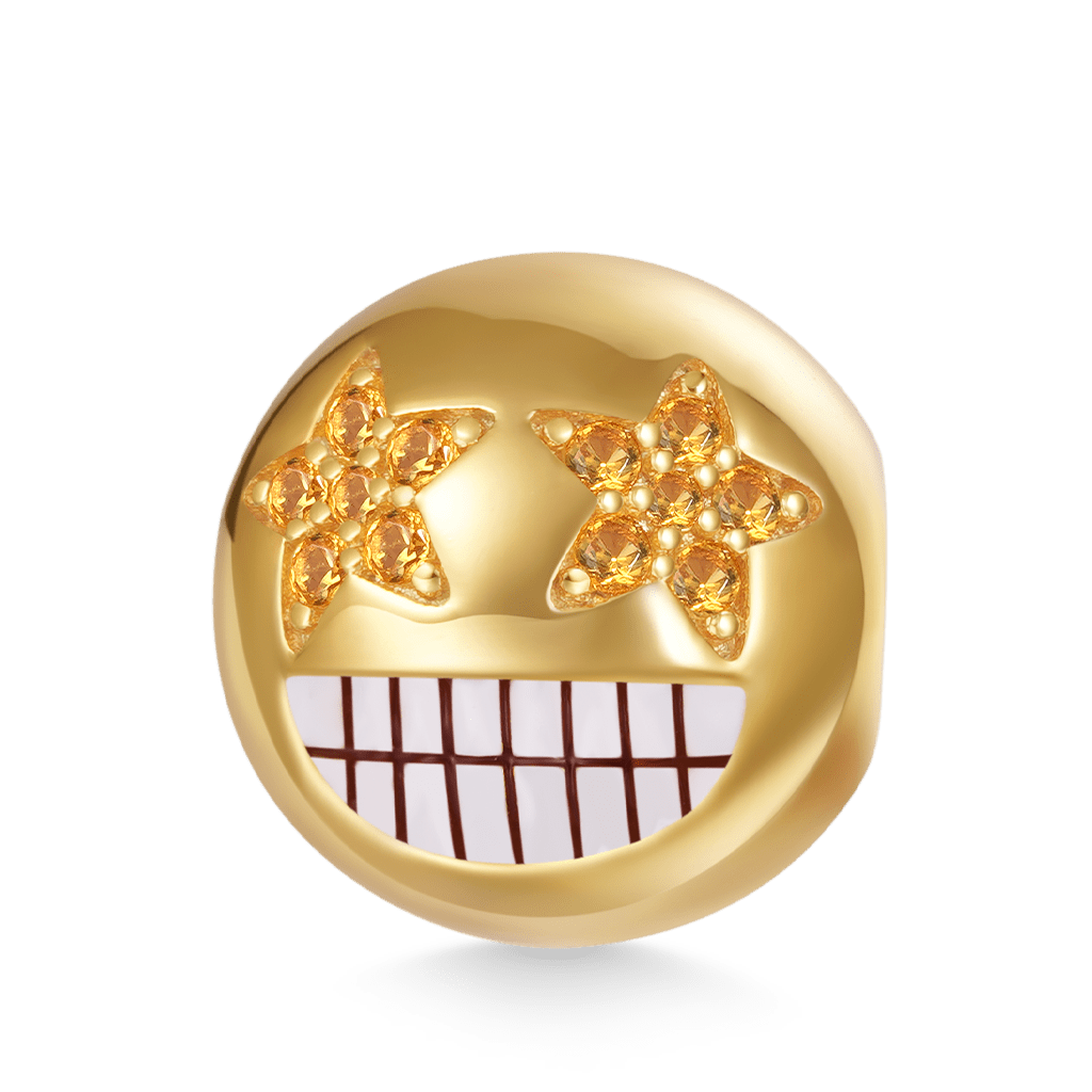 emoji Star-obsessed Face Charm image number 0