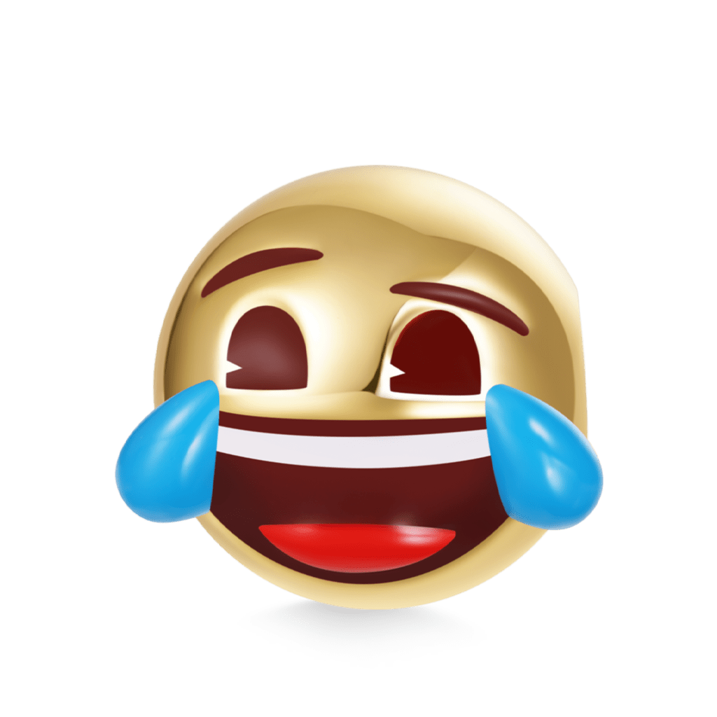 emoji Laughing with Tears Face Charm image number 0