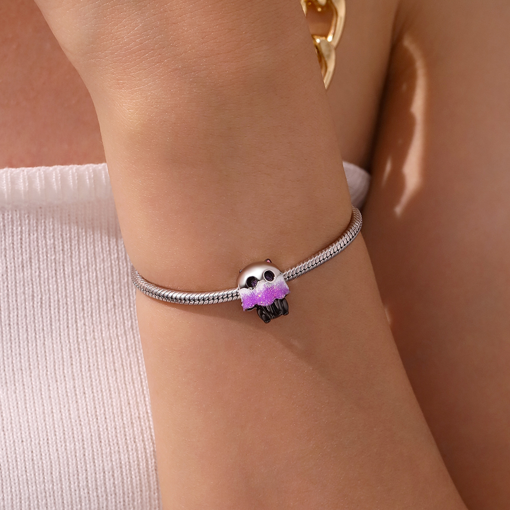 Double-layer Black Cat Charm image number 6