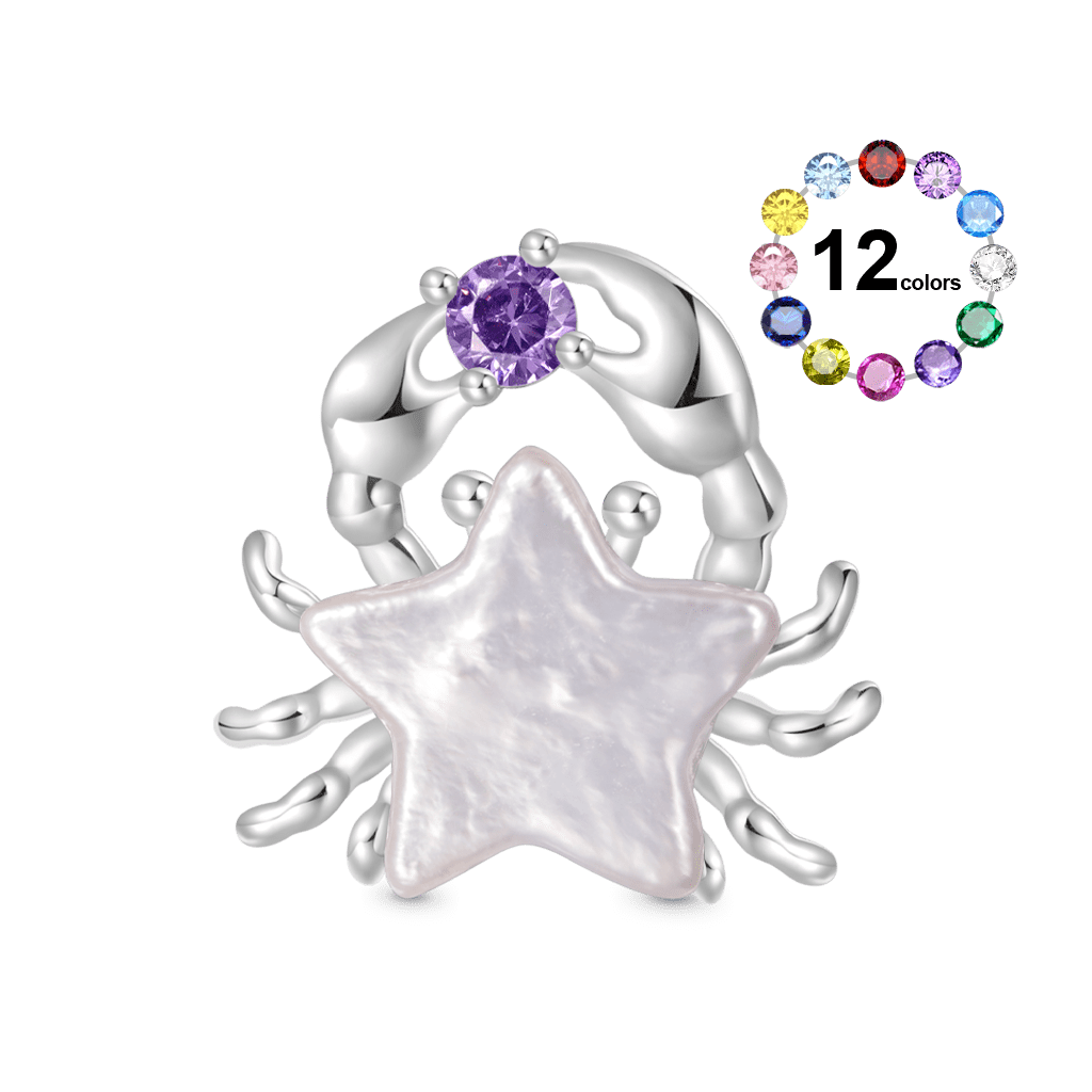 Pearl Crab Star Birthstone Stopper image number 0