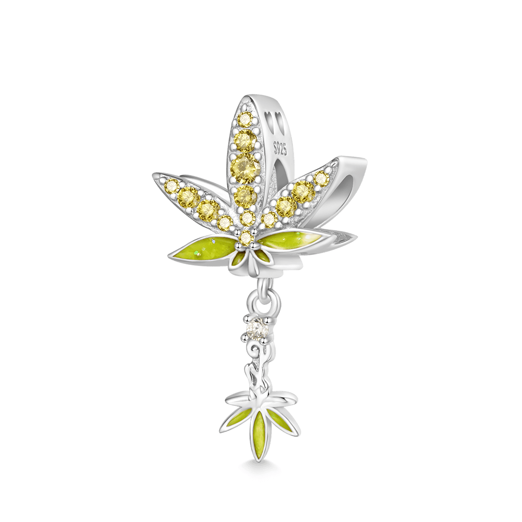 Marijuana Pot Leaf Charm image number 0