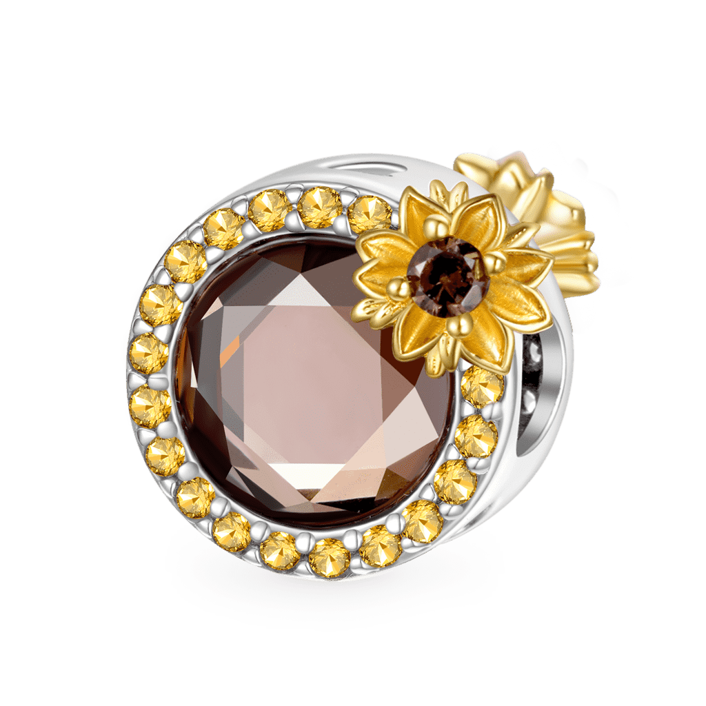 Sunflower Round-cut Charm image number 0