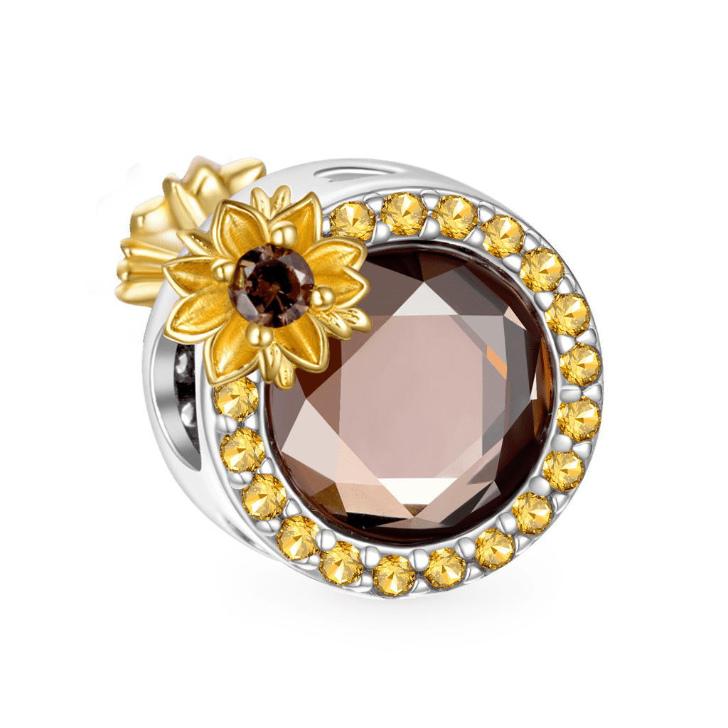 Sunflower Round-cut Charm image number 1