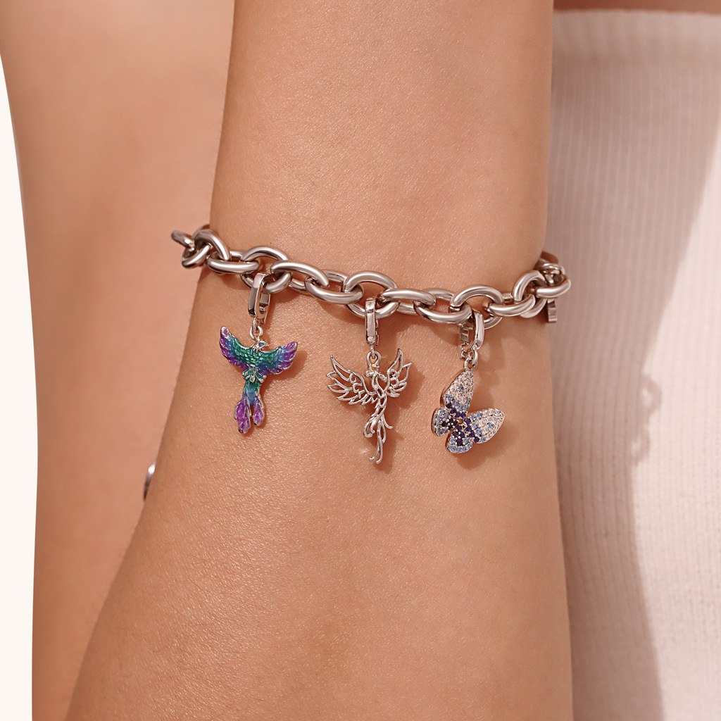 Blue Butterfly Clasp Clusters Charm image number 5