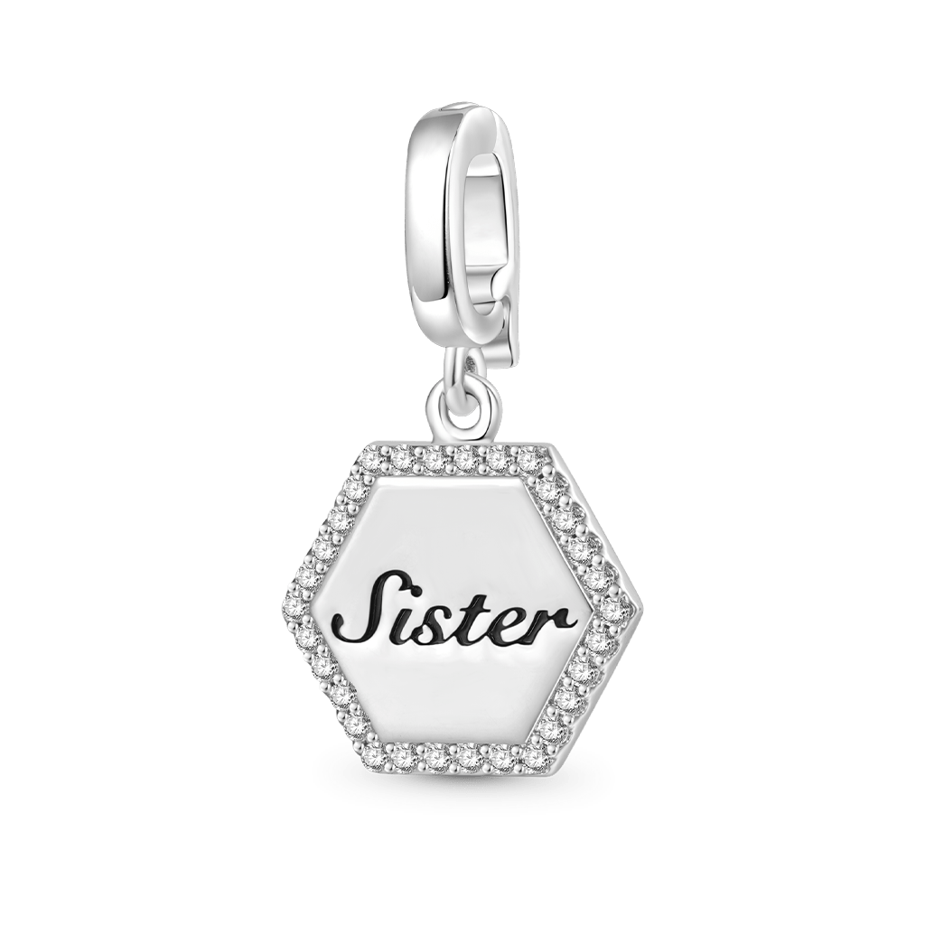 Hexagon Sister Clasp Clusters Charm image number 0