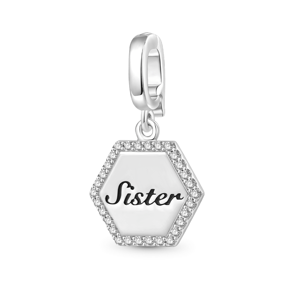 Hexagon Sister Clasp Clusters Charm image number 0