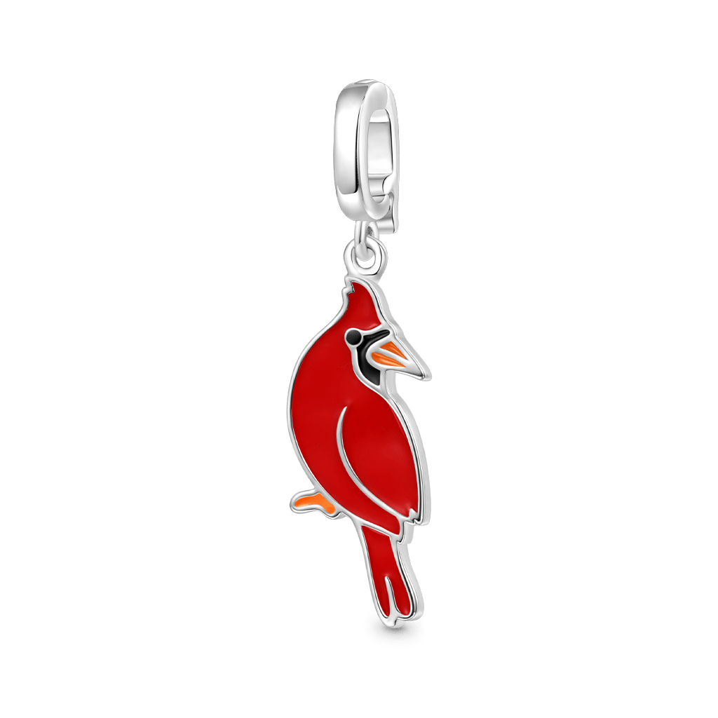Red Parrot Clasp Clusters Charm image number 0
