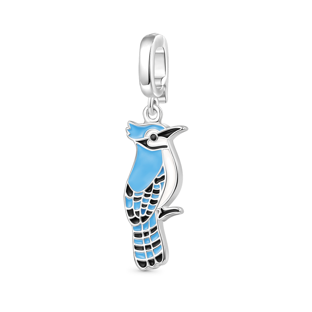 Blue Black Jay Clasp Clusters Charm image number 0