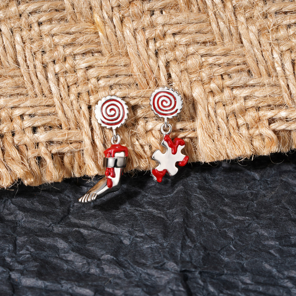 Bloody SAW Stud Earrings image number 2