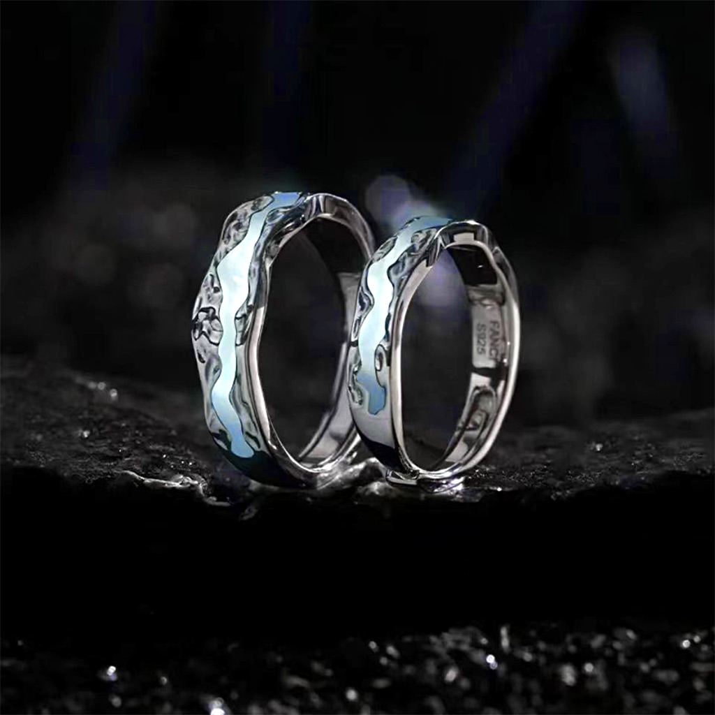 ‘Light Years Away’ Adjustable Couple Rings image number 3