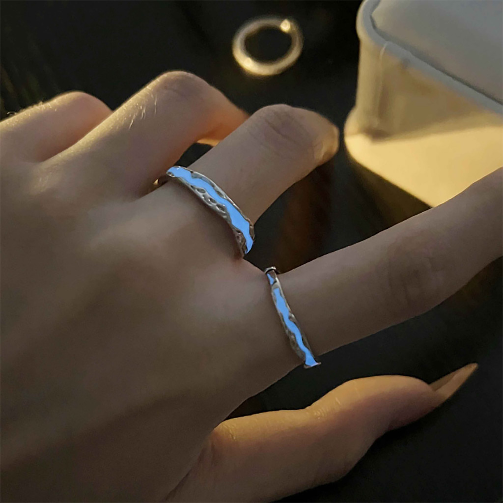 ‘Light Years Away’ Adjustable Couple Rings image number 5