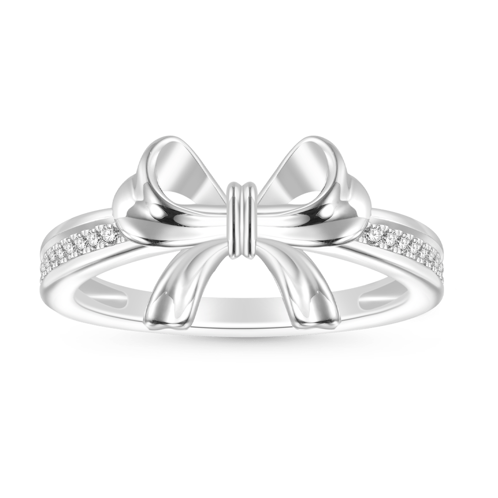 Diamond Bow Ring image number 0