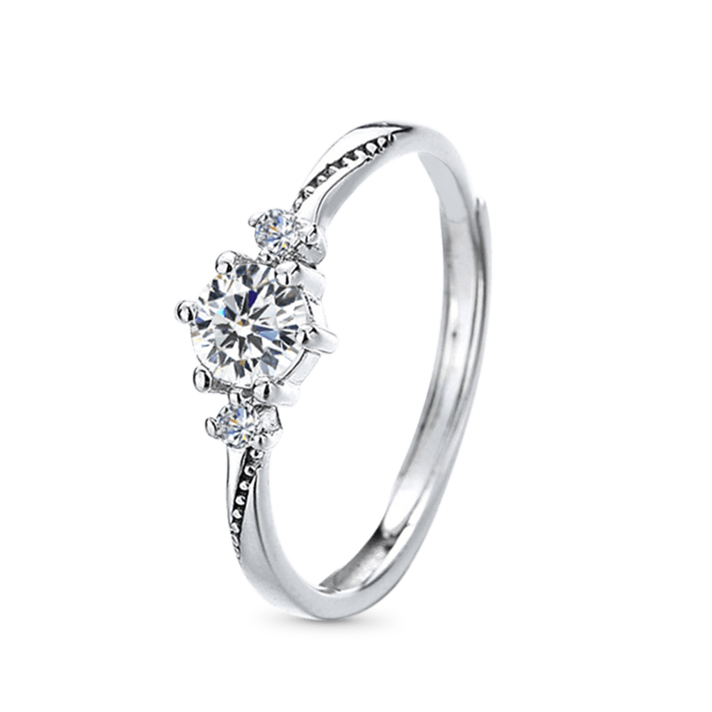 'Love At First Sight' Adjustable Diamond Women's Band image number 0