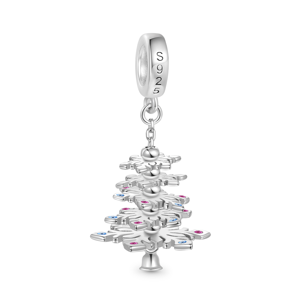 Christmas Snowflake Tree Pendant image number 1