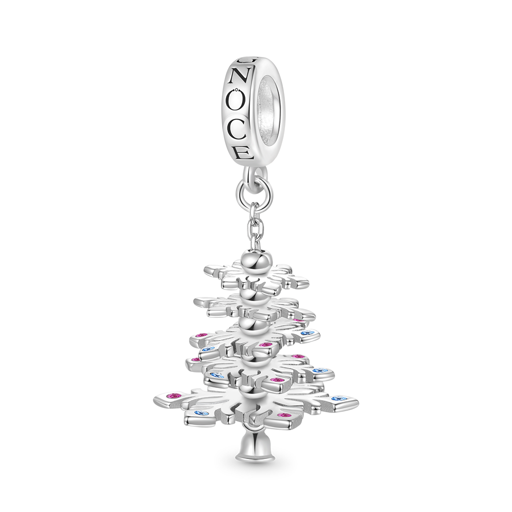 Christmas Snowflake Tree Pendant image number 0