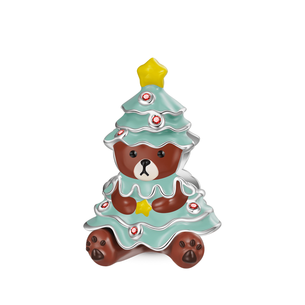 Cute Bear Christmas Tree Charm image number 0