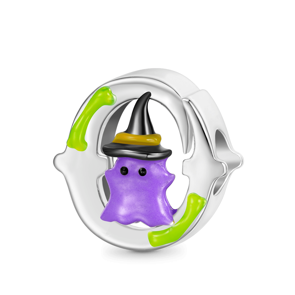 Halloween Horror Elements Letter Charm image number 2