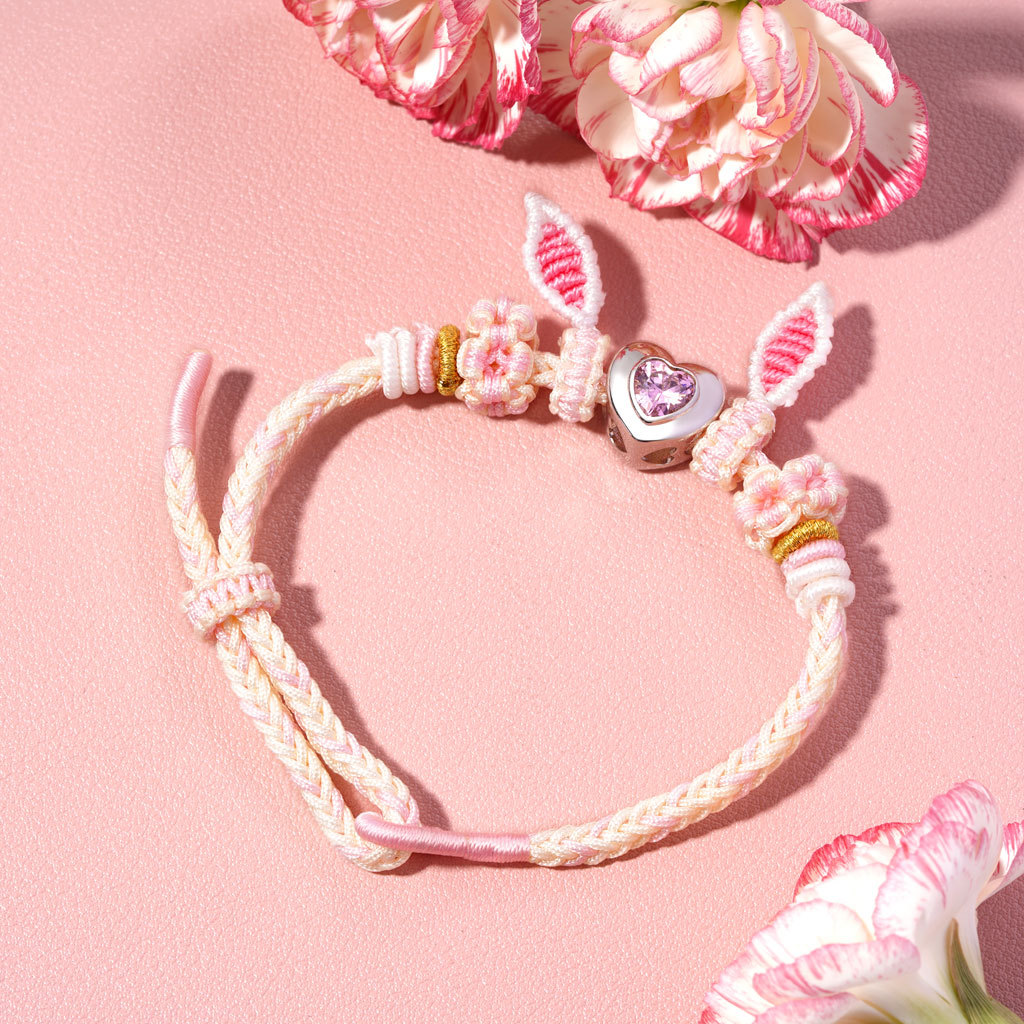Rabbit Ears Bracelet with Charm image number 2