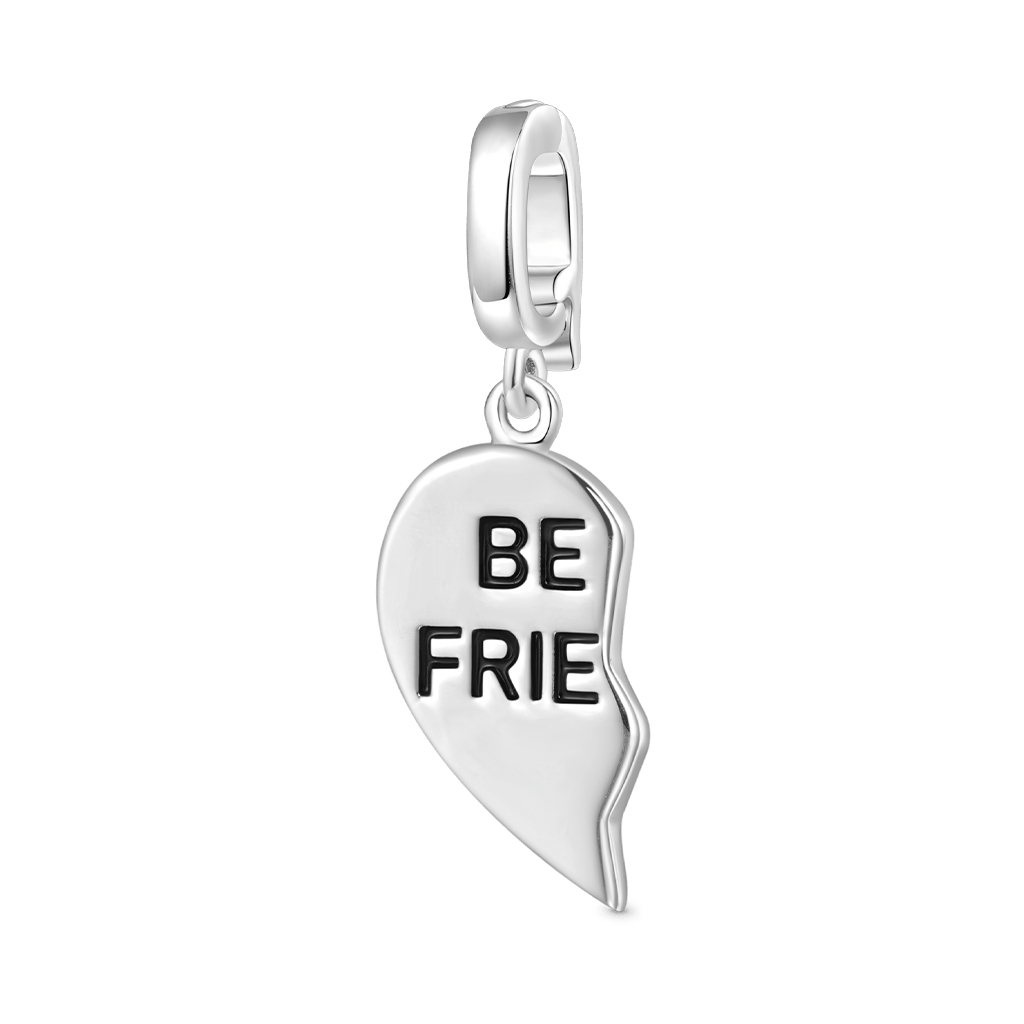 Best Friend Left Heart Clasp Charm image number 0