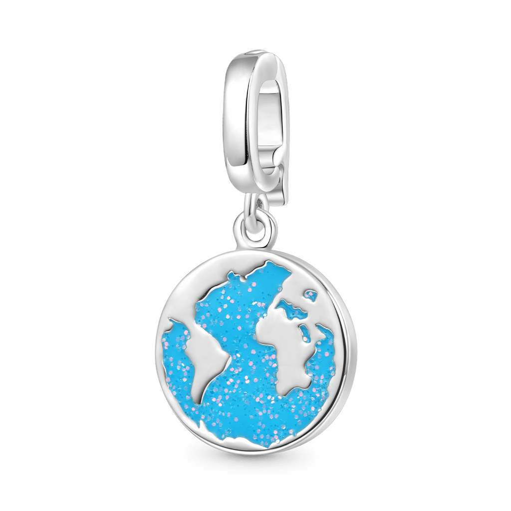 Blue Earth Clasp Clusters Charm image number 0
