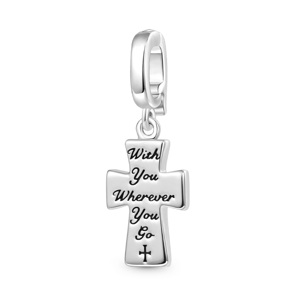 Religious Cross Clasp Clusters Charm image number 0