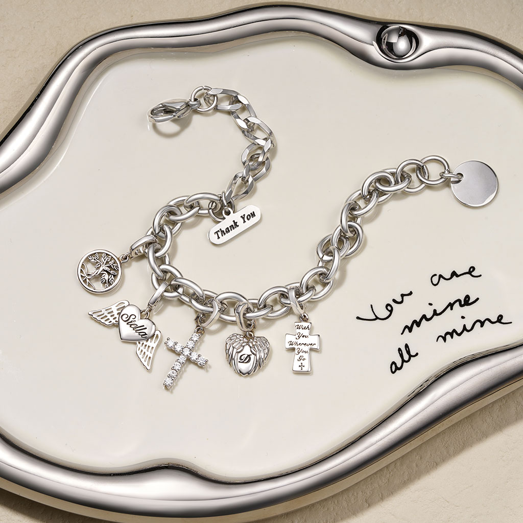 Angel Wings Clasp Clusters Charm image number 3