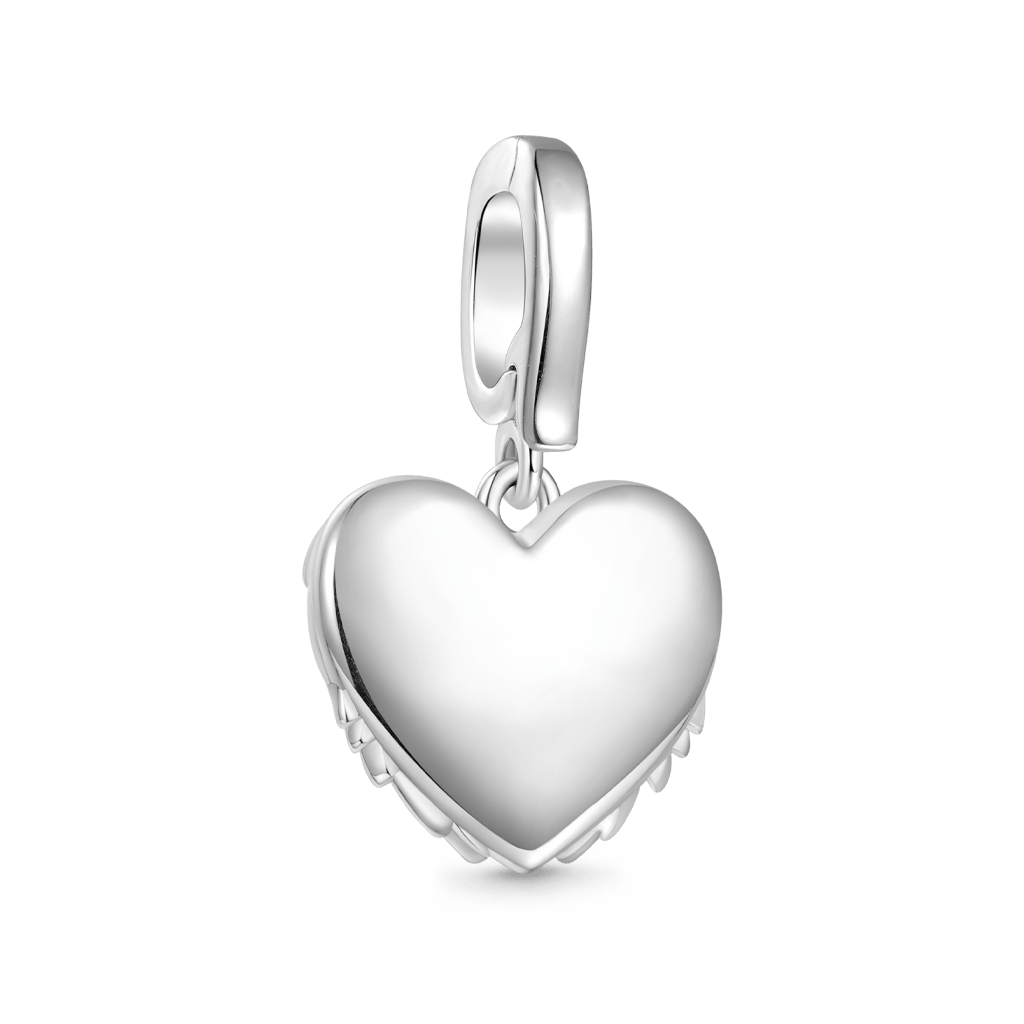 Heart Wings Clasp Clusters Charm image number 1