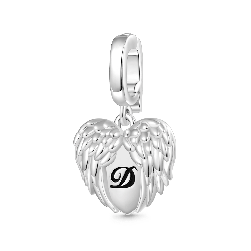 Heart Wings Clasp Clusters Charm image number 0