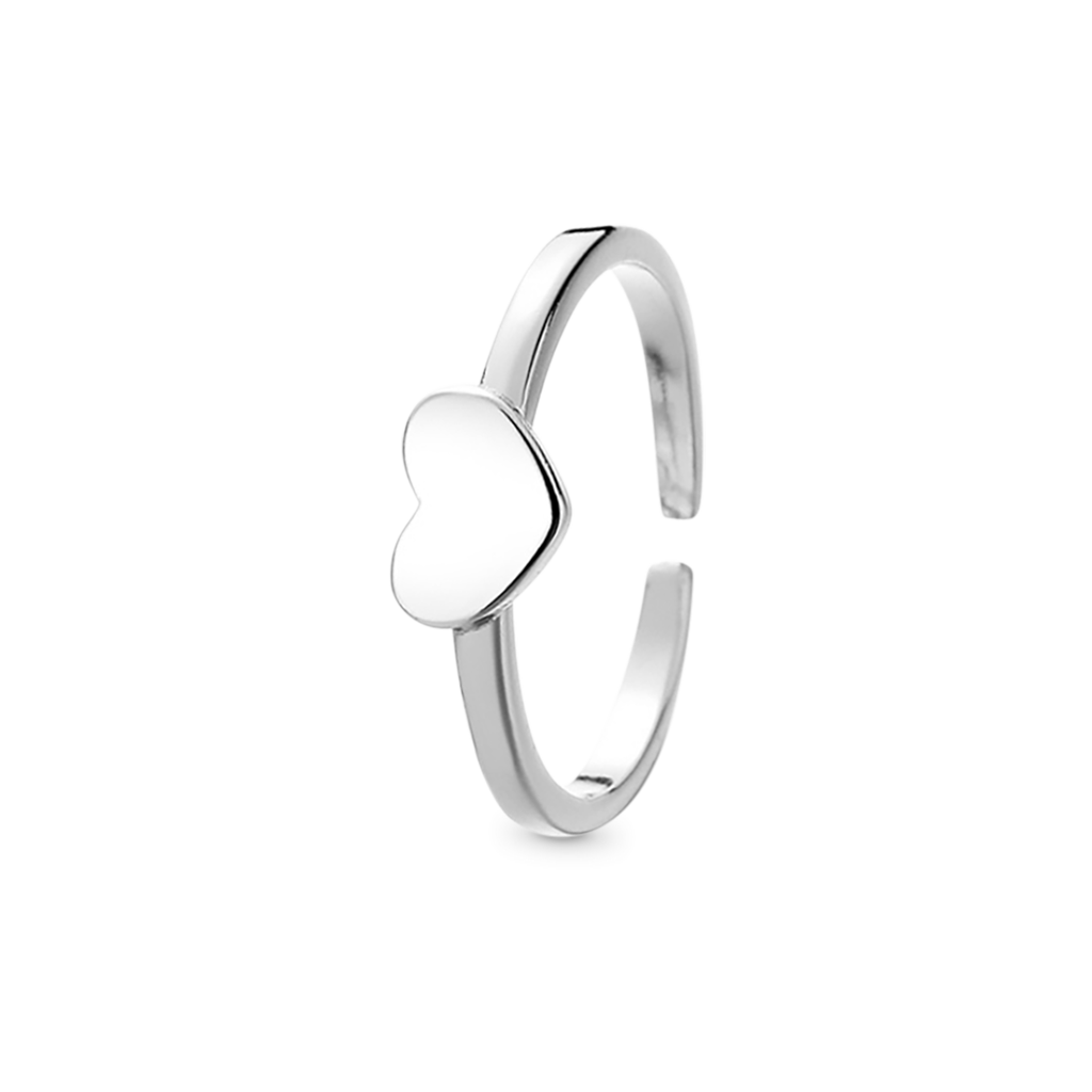 'Vows of Love' Heart Adjustable Women's Band image number 0