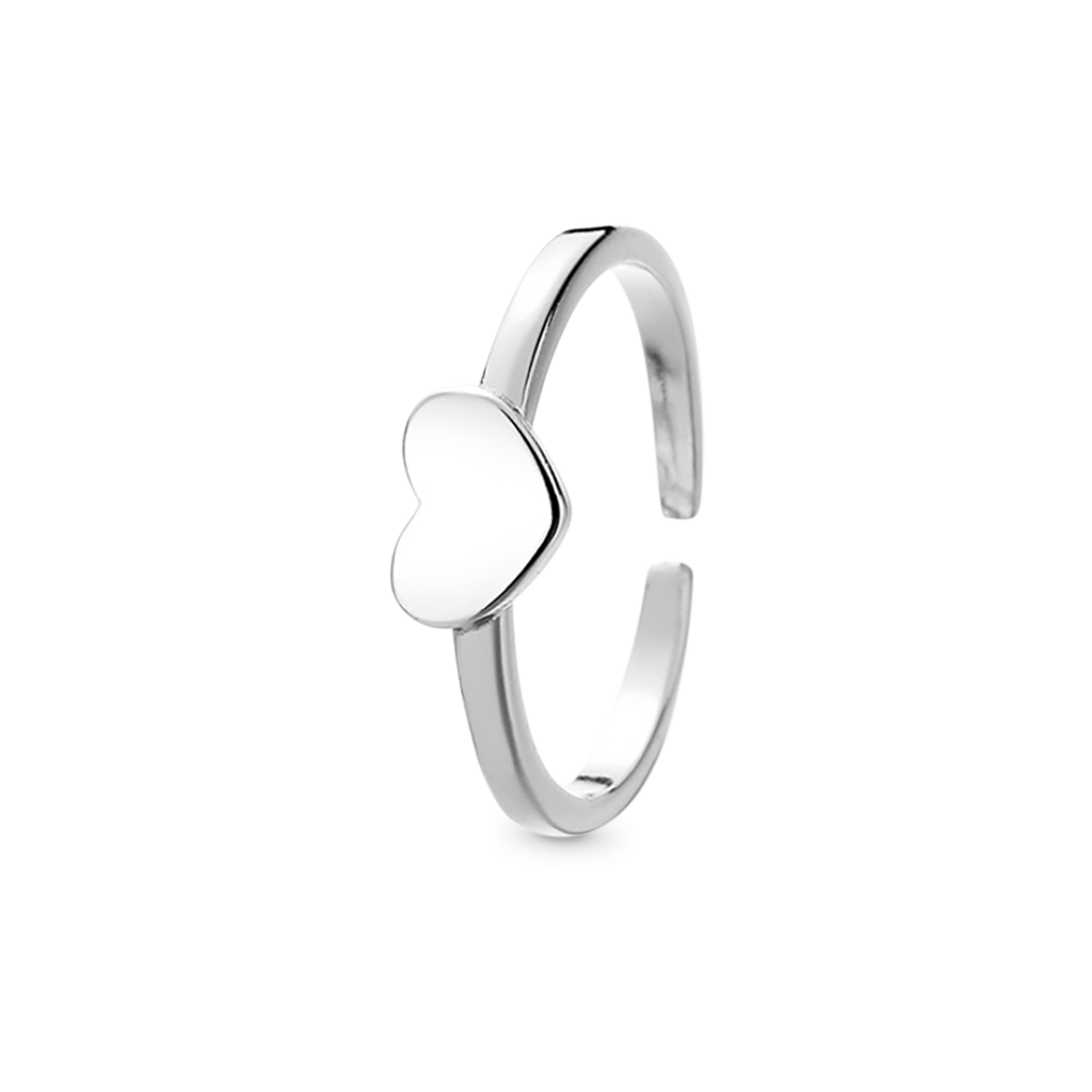 'Vows of Love' Heart Adjustable Women's Band image number 0