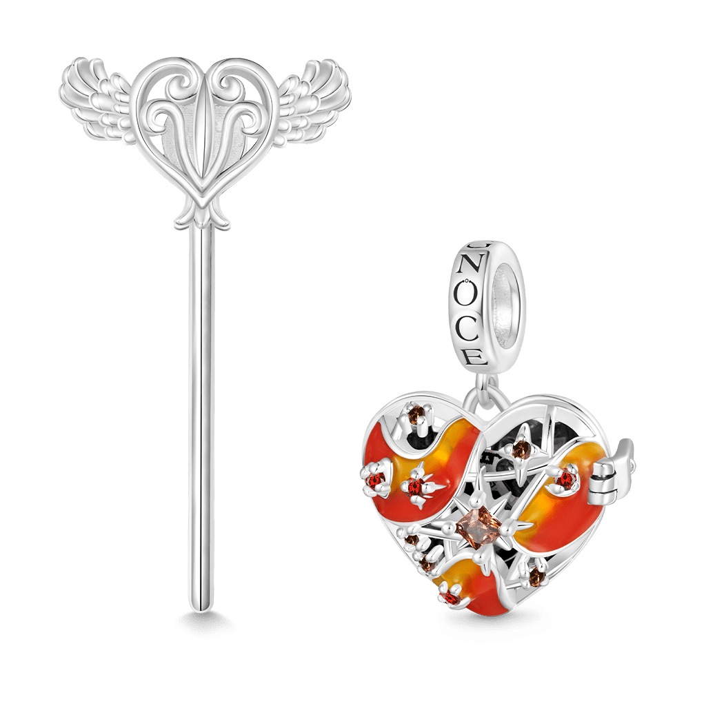 Heart Wireless LED Glow Mars Pendant image number 1