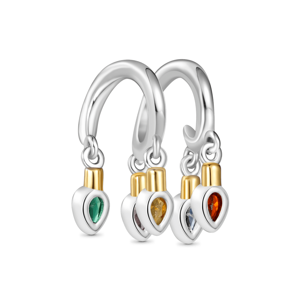 Christmas Candle Pear Lights Charm image number 2