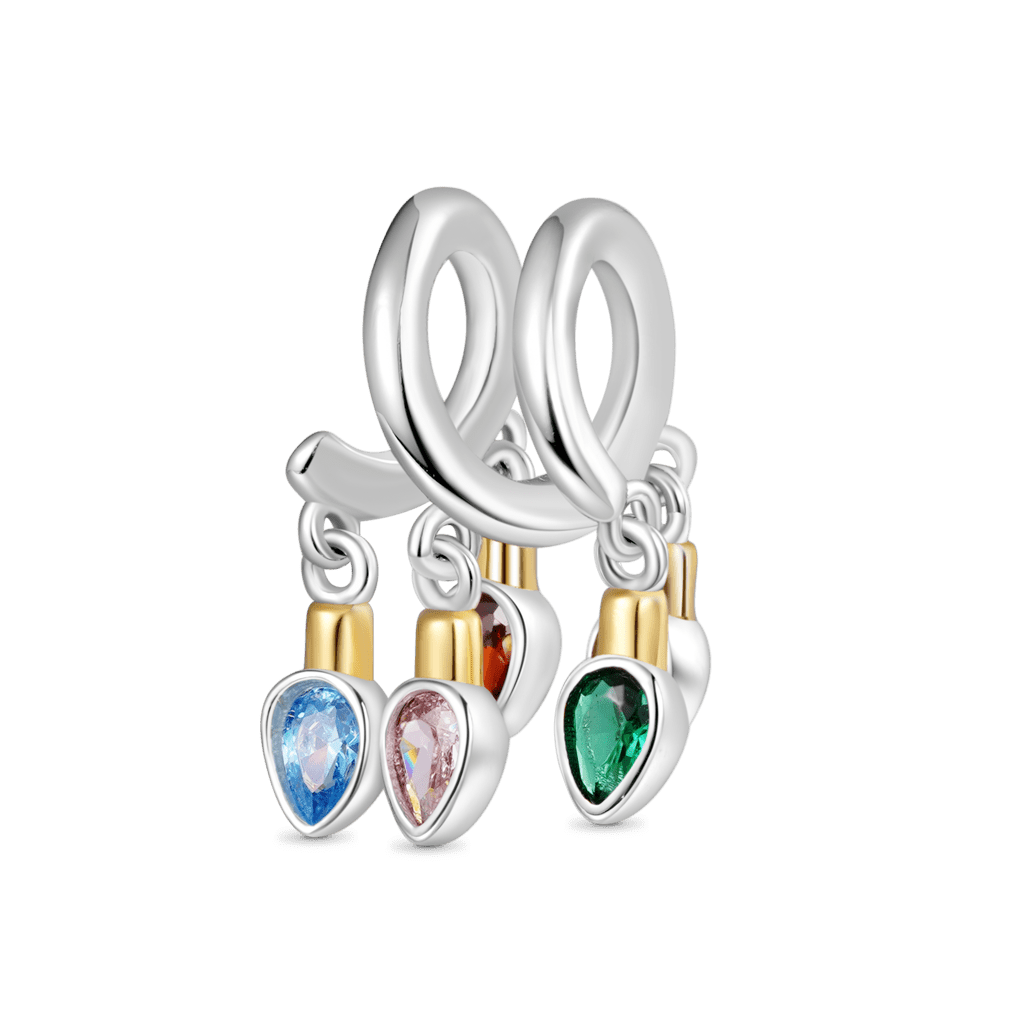 Christmas Candle Pear Lights Charm image number 3