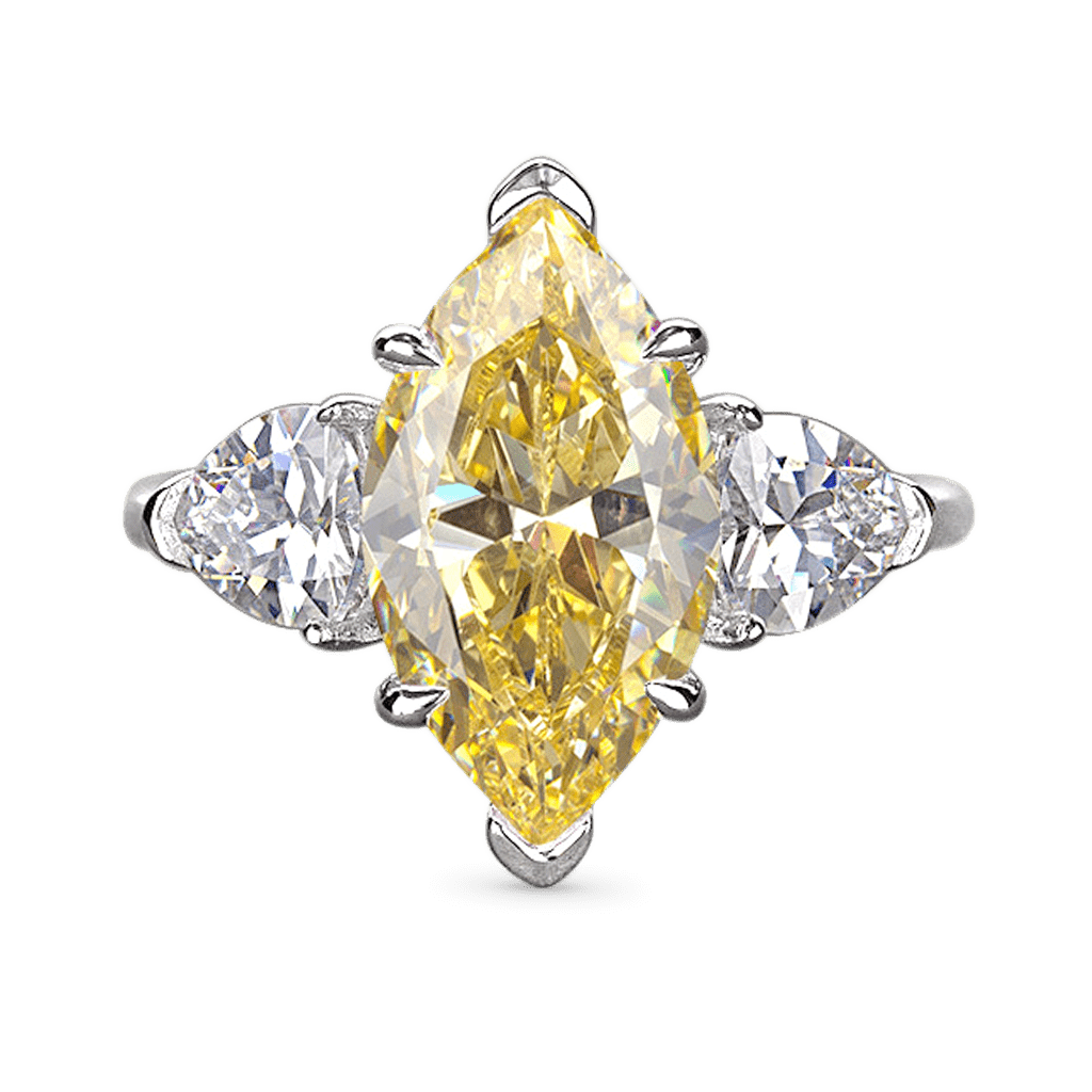 High Carbon Diamond Promise Rings image number 0