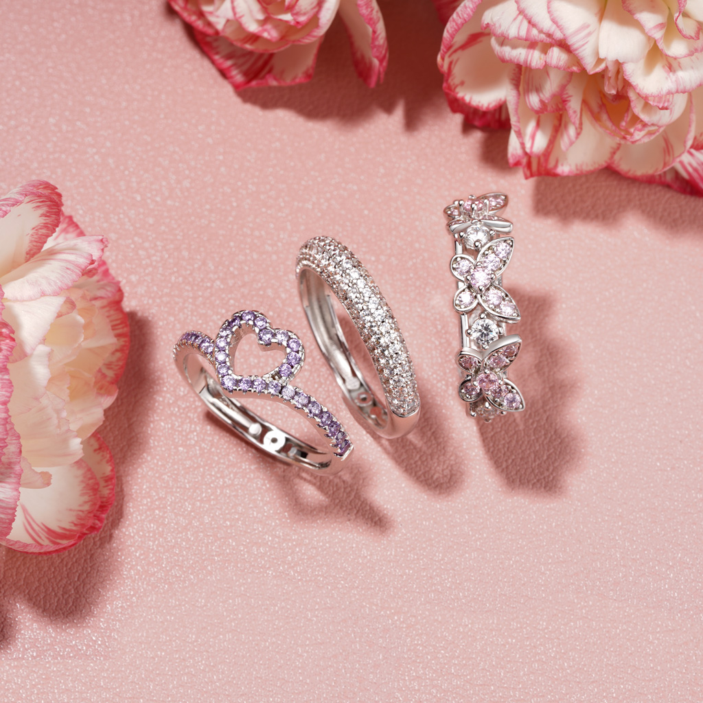 Pavé Diamond Thin Dome Band image number 2