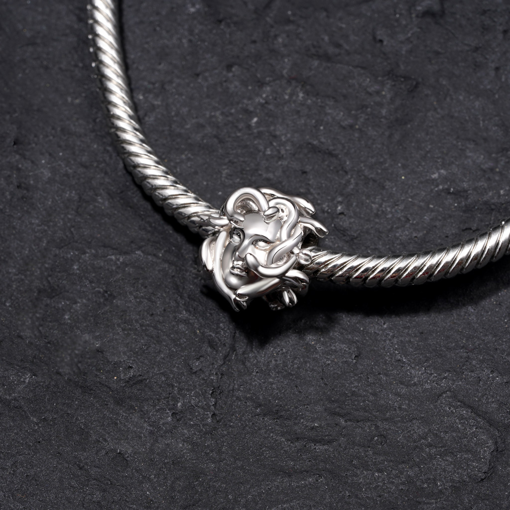 Mythical Gorgon Medusa Charm image number 2