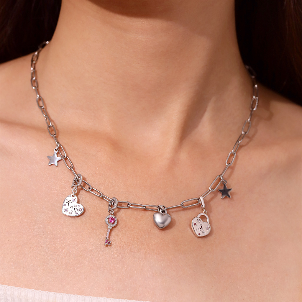 Love Lock Clasp Clusters Charm image number 4