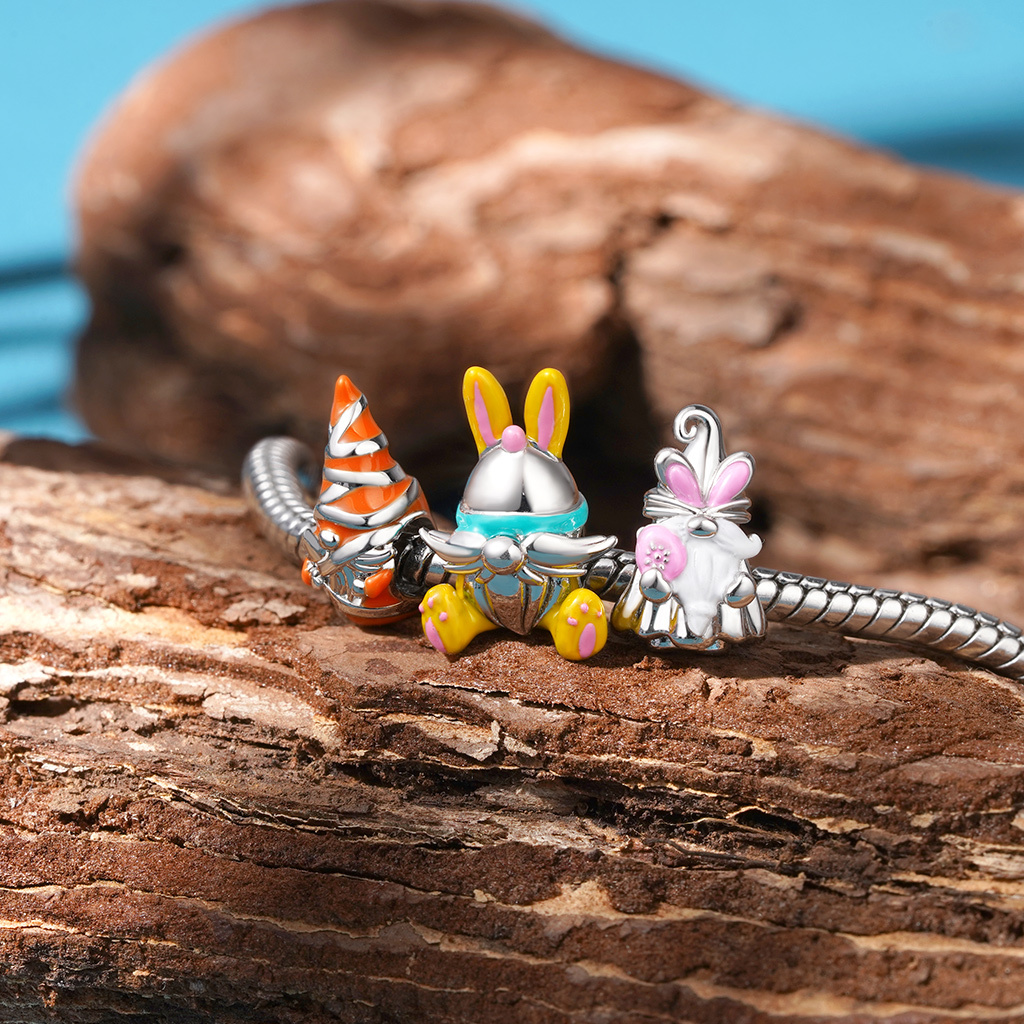 Easter Bunny Gnome Charm image number 2