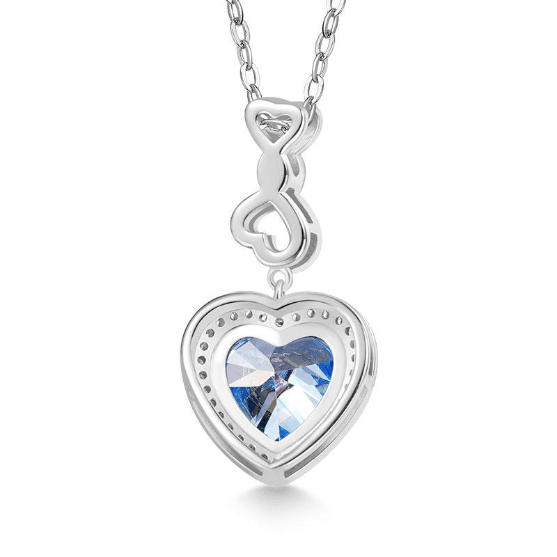 Infinite Love Buckle Heart Necklace image number 2