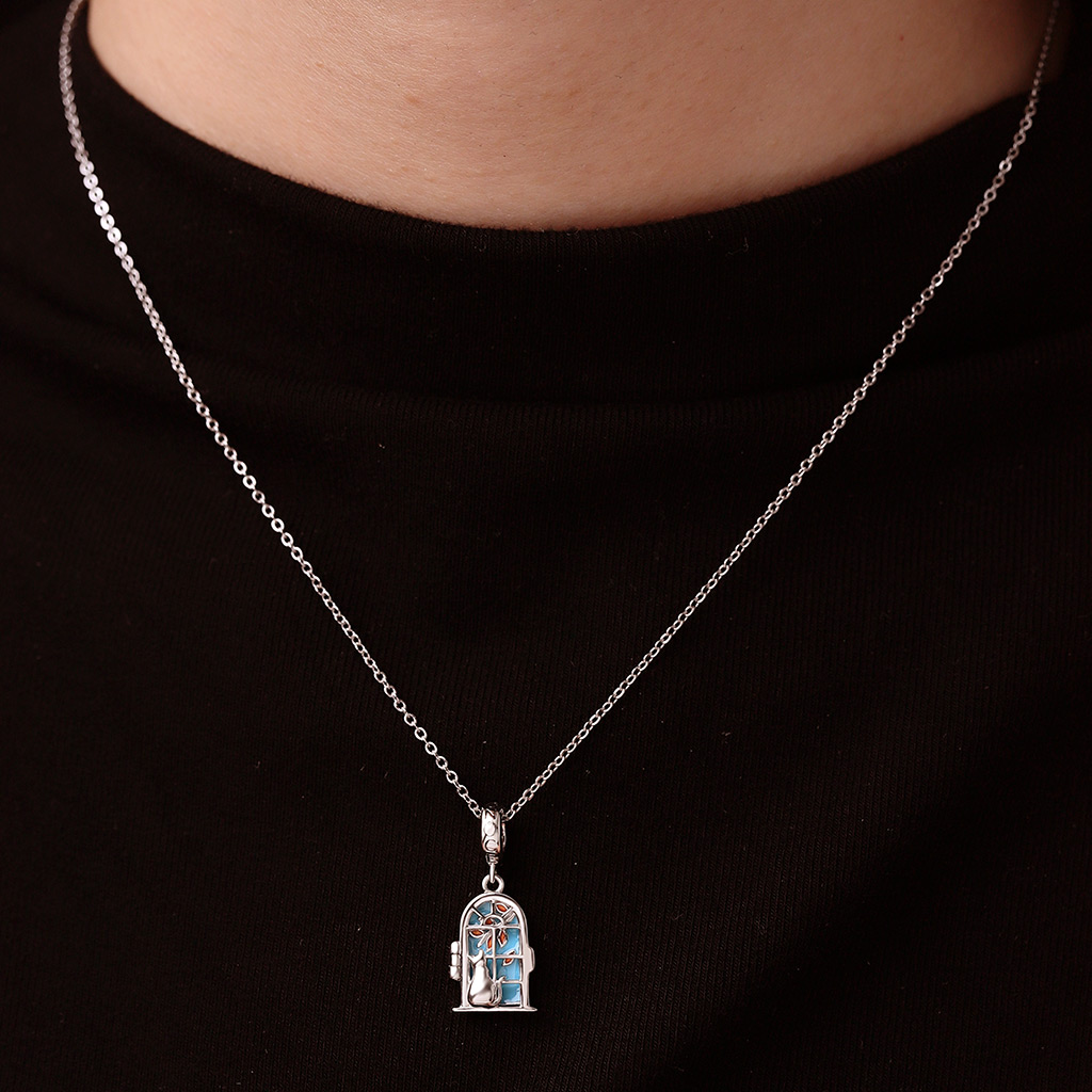 Window View Kitten Pendant image number 5