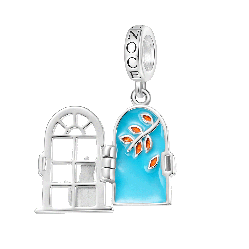 Window View Kitten Pendant image number 0