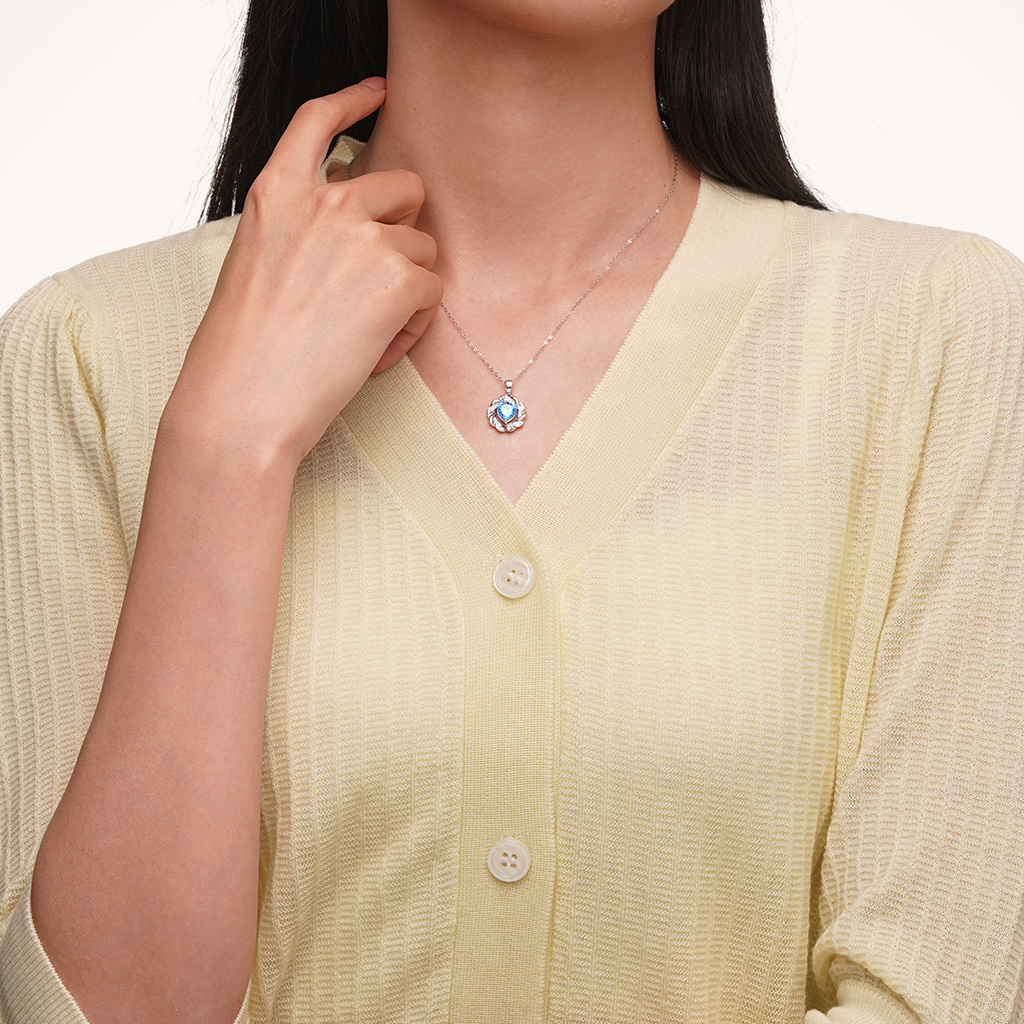 Circle of Gratitude Diamond Necklace image number 2